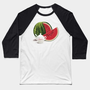 Watermelon and a Sugar Bowl Baseball T-Shirt